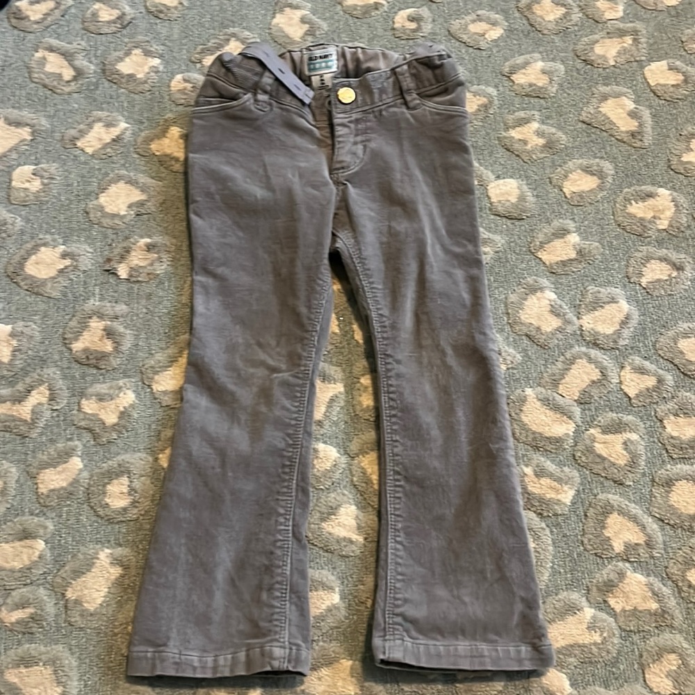 Old navy 3T gray corduroy pants with adjustable waist